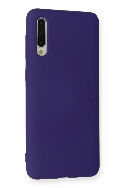 Newface Samsung Galaxy A30S Kılıf Nano içi Kadife Silikon - Mor resmi