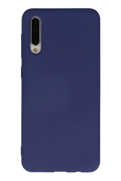 Newface Samsung Galaxy A30S Kılıf Nano içi Kadife Silikon - Lacivert resmi