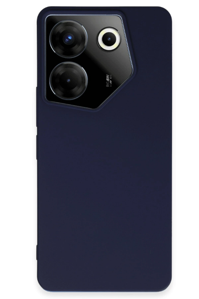 Newface Tecno Camon 20 Pro 5G Kılıf First Silikon - Lacivert resmi