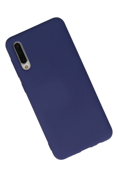 Newface Samsung Galaxy A30S Kılıf Nano içi Kadife Silikon - Lacivert resmi