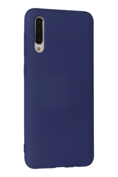 Newface Samsung Galaxy A30S Kılıf Nano içi Kadife Silikon - Lacivert resmi