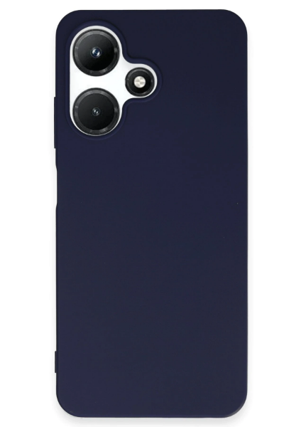 Newface İnfinix Hot 30i Kılıf First Silikon - Lacivert resmi
