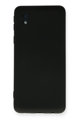 Newface Samsung Galaxy A01 Core Kılıf Nano içi Kadife Silikon - Siyah resmi