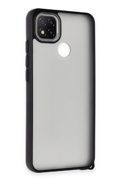 Newface Xiaomi Redmi 9C Kılıf Elegant Kapak - Siyah resmi