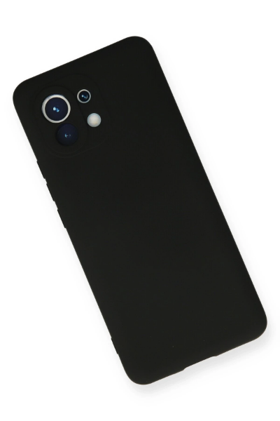 Newface Xiaomi Mi 11 Kılıf Nano içi Kadife Silikon - Siyah resmi