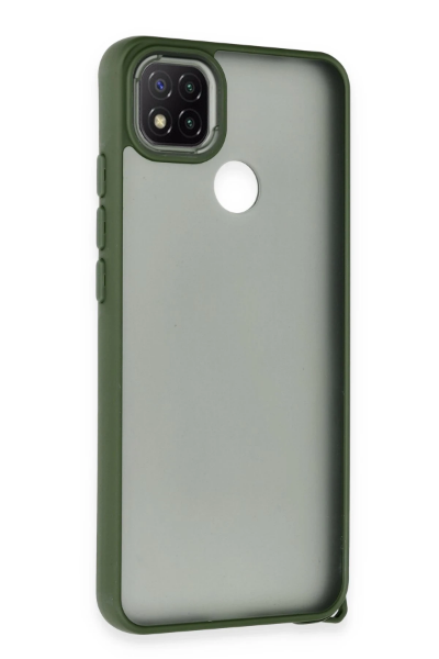 Newface Xiaomi Redmi 9C Kılıf Elegant Kapak - Yeşil resmi