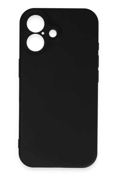 Newface iPhone 16 Kılıf First Silikon - Siyah resmi