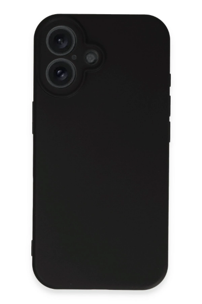 Newface iPhone 16 Kılıf First Silikon - Siyah resmi