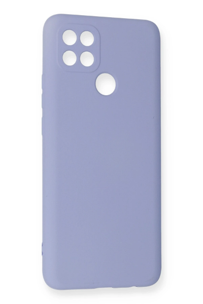 Newface Oppo A15 Kılıf Nano içi Kadife Silikon - Lila resmi