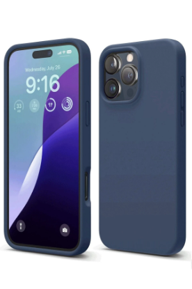 Newface iPhone 16 Pro Kılıf First Silikon - Lacivert resmi