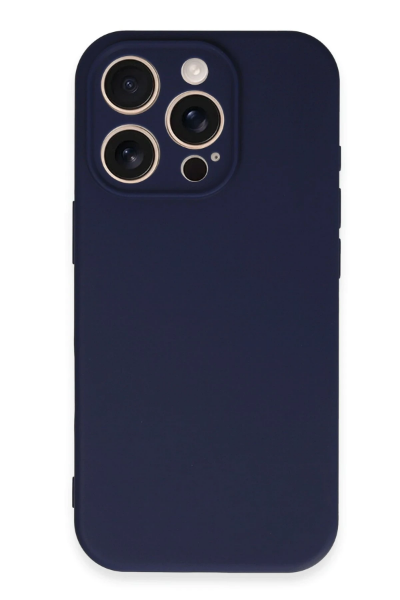 Newface iPhone 16 Pro Kılıf First Silikon - Lacivert resmi