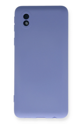 Newface Samsung Galaxy A01 Core Kılıf Nano içi Kadife Silikon - Lila resmi