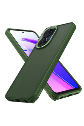 Newface Realme C55 Kılıf Elegant Kapak - Yeşil resmi