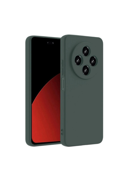 Newface Xiaomi Redmi 14C Kılıf First Silikon - Koyu Yeşil resmi
