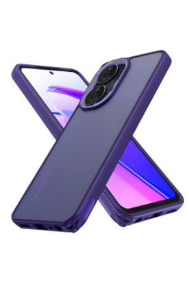 Newface Realme C55 Kılıf Elegant Kapak - Derin Mor resmi