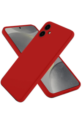 Newface Samsung Galaxy A06 Kılıf First Silikon - Kırmızı resmi
