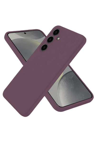 Newface Samsung Galaxy A06 Kılıf First Silikon - Mürdüm resmi
