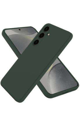 Newface Samsung Galaxy A56 Kılıf First Silikon - Koyu Yeşil resmi