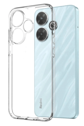 Newface Xiaomi Redmi 13 4G Kılıf Kart Şeffaf Silikon - Şeffaf resmi