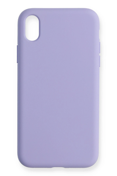 Newface iPhone XR Kılıf Nano içi Kadife Silikon - Lila resmi
