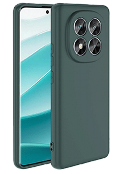 Newface Xiaomi Redmi Note 14 Pro 5G Kılıf First Silikon - Koyu Yeşil resmi