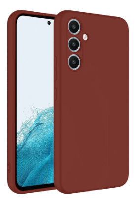 Newface Samsung Galaxy A16 5G Kılıf First Silikon - Bordo resmi