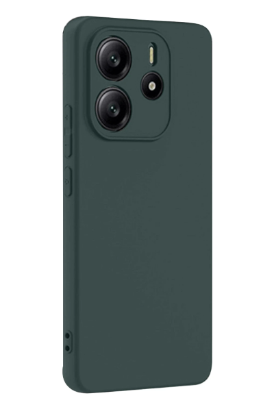 Newface Xiaomi Redmi Note 14 4G Kılıf First Silikon - Koyu Yeşil resmi