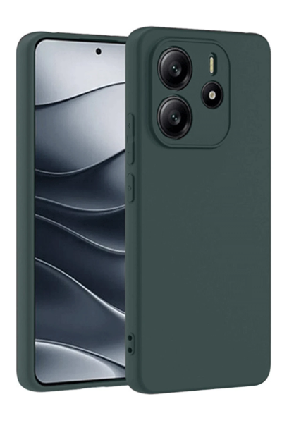 Newface Xiaomi Redmi Note 14 4G Kılıf First Silikon - Koyu Yeşil resmi