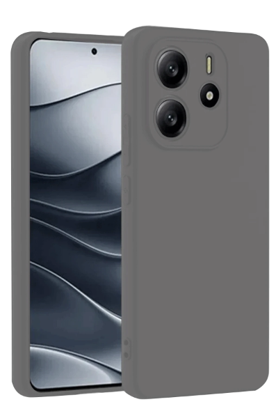Newface Xiaomi Redmi Note 14 4G Kılıf First Silikon - Gri resmi