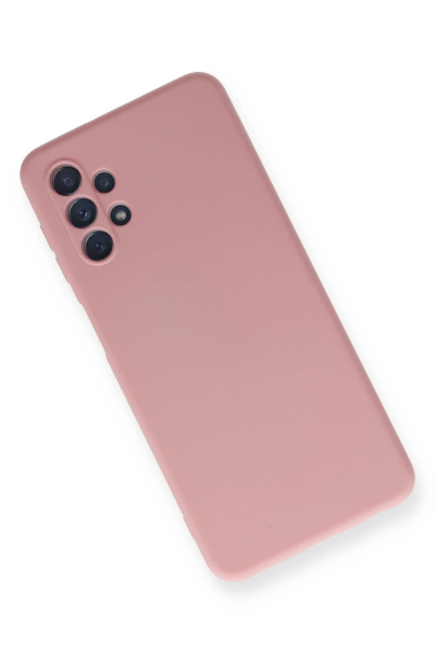 Newface Samsung Galaxy A32 5G Kılıf Nano içi Kadife Silikon - Pembe resmi