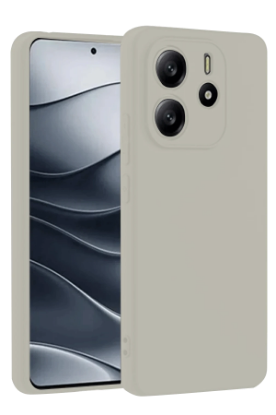 Newface Xiaomi Redmi Note 14 4G Kılıf First Silikon - Krem resmi