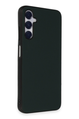 Newface Samsung Galaxy A35 5G Kılıf Taft Kapak - Koyu Yeşil resmi