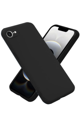 Newface iPhone 16E Kılıf First Silikon - Siyah resmi