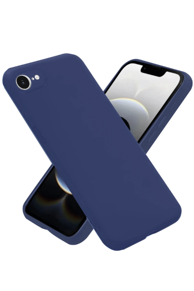 Newface iPhone 16E Kılıf First Silikon - Lacivert resmi