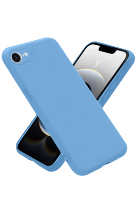 Newface iPhone 16E Kılıf First Silikon - Mavi resmi