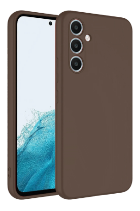 Newface Samsung Galaxy A16 5G Kılıf First Silikon - Kahverengi resmi