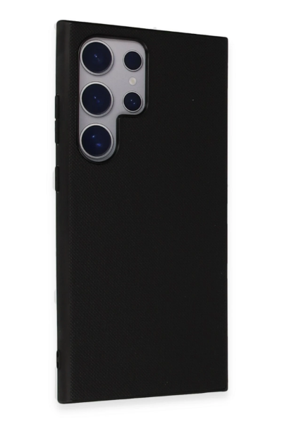 Newface Samsung Galaxy S24 Ultra Kılıf Taft Kapak - Siyah resmi