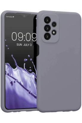 Newface Samsung Galaxy A23 4G Kılıf First Silikon - Gri resmi