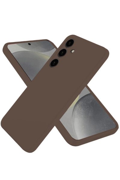 Newface Samsung Galaxy A36 Kılıf First Silikon - Kahverengi resmi