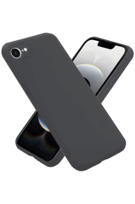 Newface iPhone 16E Kılıf First Silikon - Gri resmi