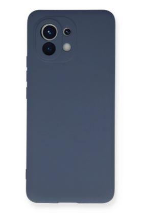 Newface Xiaomi Mi 11 Kılıf Nano içi Kadife Silikon - Gri resmi