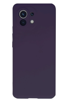 Newface Xiaomi Mi 11 Kılıf Nano içi Kadife Silikon - Mor resmi