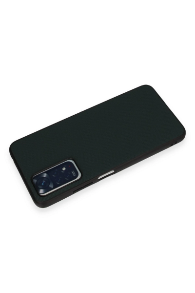 Newface Xiaomi Redmi Note 11 Pro Kılıf Taft Kapak - Koyu Yeşil resmi