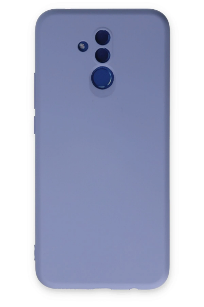 Newface Huawei Mate 20 Lite Kılıf Nano içi Kadife Silikon - Lila resmi