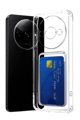 Newface Xiaomi Redmi A3 4G Kılıf Kart Şeffaf Silikon - Şeffaf resmi