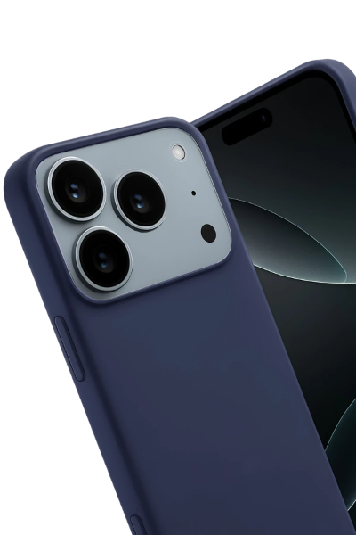 Newface Apple iPhone 17 Pro Max First Silikon - Lacivert resmi