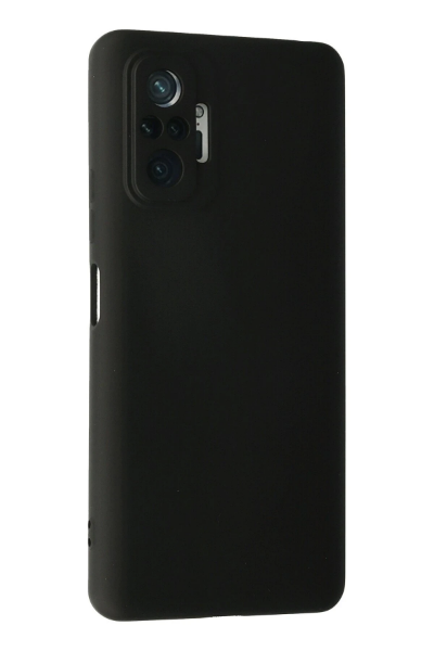 Newface Xiaomi Redmi Note 10 Pro Kılıf Nano içi Kadife Silikon - Siyah resmi