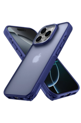 Newface iPhone 16 Pro Kılıf Elegant Kapak - Lacivert resmi