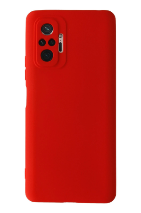 Newface Xiaomi Redmi Note 10 Pro Kılıf Nano içi Kadife Silikon - Kırmızı resmi