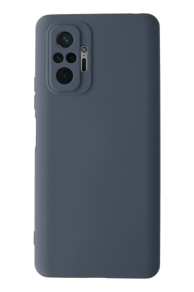 Newface Xiaomi Redmi Note 10 Pro Kılıf Nano içi Kadife Silikon - Gri resmi